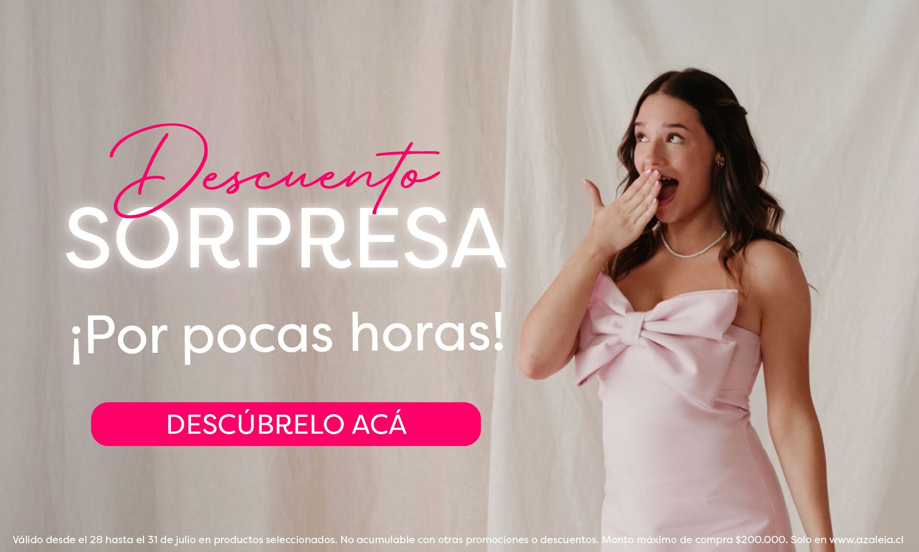 descuento sorpresa en azaleia
